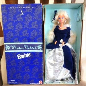 Avon Winter Velvet Barbie 1995